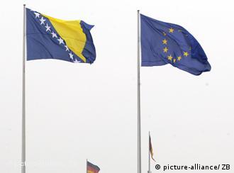Zastave Bosne i Hercegovine i Europske unije