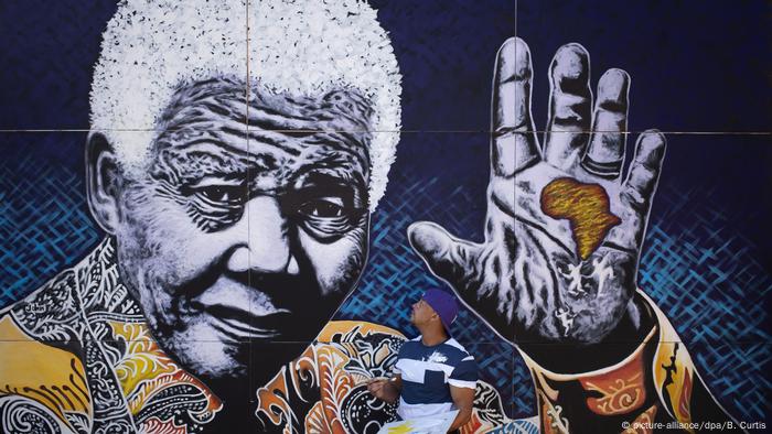 Nelson Mandela, de John Adams. (Acrílico sobre lienzo, 2013).