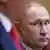Vladimir Putin ao lado de Donald Trump