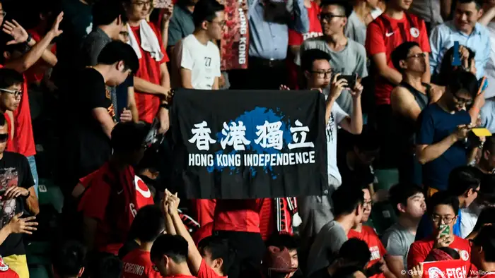 Hong Kong - Pro- Unabhängigkeitsprotest