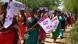 Textile workers in a demonstration in South India Textile workers in a demonstration in South India