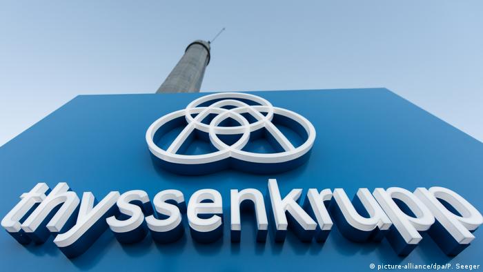 German steel company ThyssenKrupp's logo