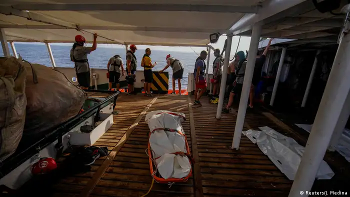 Rescate marítimo de refugiados en el Mediterráneo