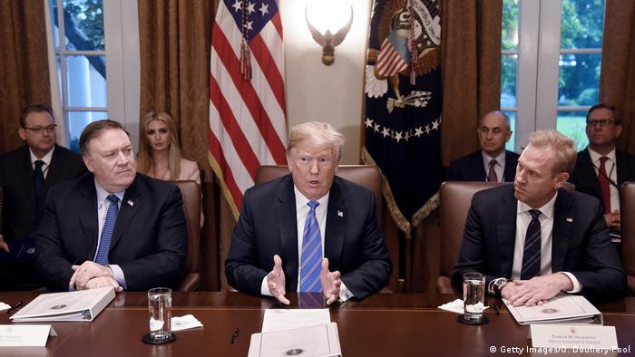 USA, Washington: U.S. Präsident Trump hält Kabinettssitzung ab (Getty Images/O. Douliery-Pool)