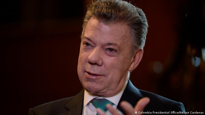 Kolumbien Präsident Juan Manuel Santos Conflict Zone (Colombia Presidential Office/Nelson Cardenas)