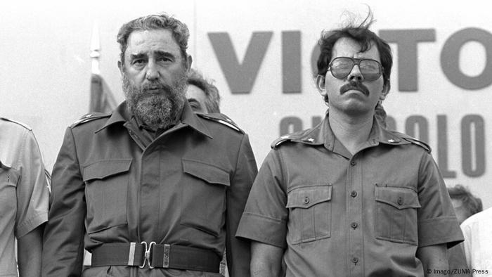 Bürgerkrieg in Nicaragua - Fidel Castro und Daniel Ortega (Imago/ZUMA Press)