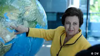 Shirin Ebadi zu einem Pressegespräch ins Bonner Funkhaus Deutsche Welle
