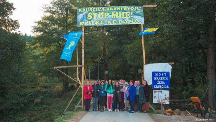  Protest against a HPP in Bosnia and Herzegovina