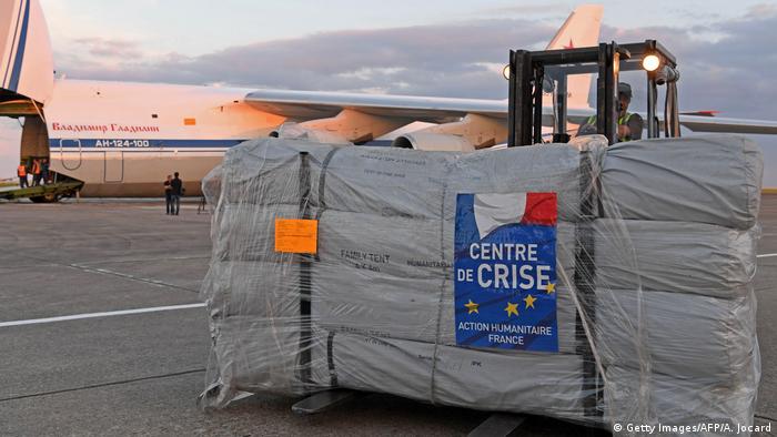 Russisch-Französische humanitäre Hilfe für Syrien (Getty Images/AFP/A. Jocard)
