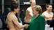 Mesut Özil meets Angela Merkel in a locker room in 2010 Mesut Özil meets Angela Merkel in a locker room in 2010