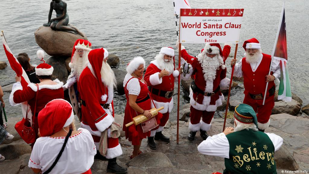 Christmas Santa Claus In July Sales 2022 Denmark Celebrates ′Christmas In July′ With Santas From Around The World |  Culture | Arts, Music And Lifestyle Reporting From Germany | Dw | 23.07.2018