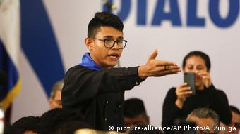 Nicaragua Studentenführer Lesther Aleman