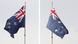 Flaggen von Neuseeland und Australien (R) Flaggen von Neuseeland und Australien (R)