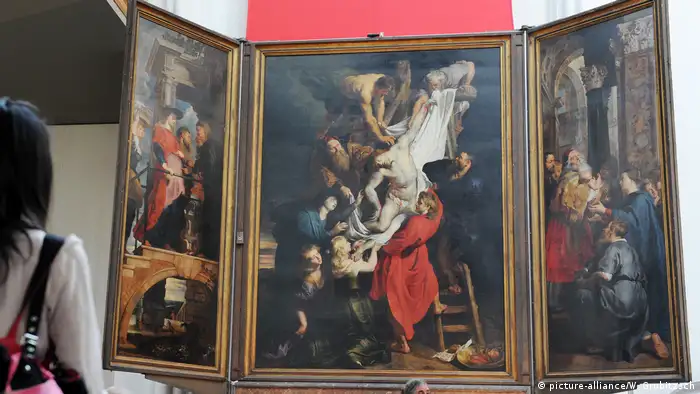 Belgien, Antwerpen: Kreuzabnahme von Rubens in der Liebfrauenkathedrale