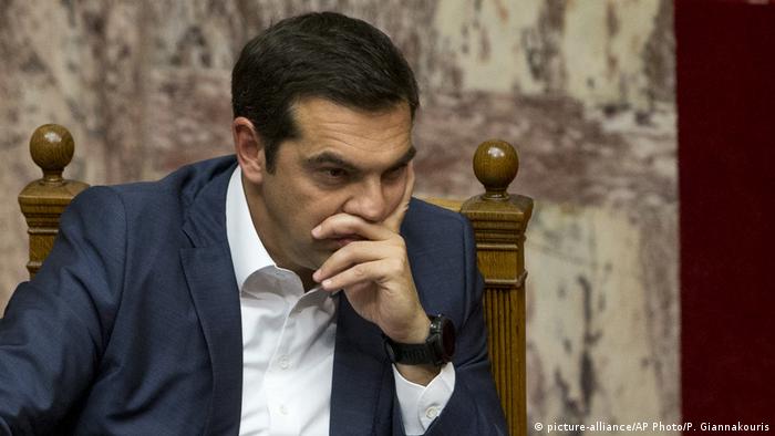Alexis Tsipras (picture-alliance/AP Photo/P. Giannakouris)
