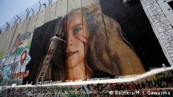 Ahed Tamimi Mural West Bank