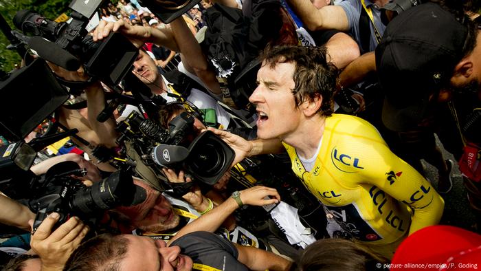 Frankreich Tour de France - Geraint Thomas (picture-alliance/empics/P. Goding)