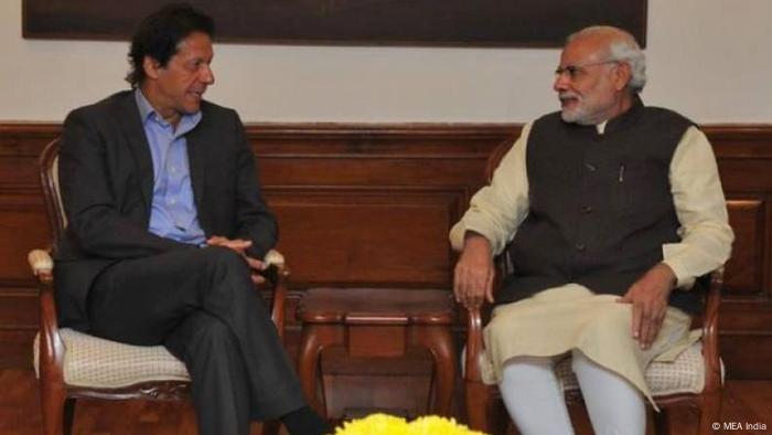Neu-Delhi Treffen Imran Khan and Narendra Modi