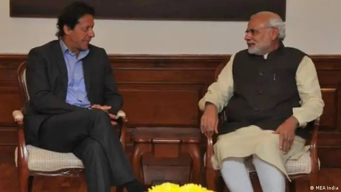 Neu-Delhi Treffen Imran Khan and Narendra Modi