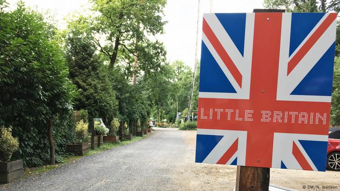 A Union Jack sign reads 'Little Britain'