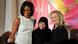USA, Washington: Michelle Obama und Hillary Clinton zusammen mit Samar Badawi USA, Washington: Michelle Obama und Hillary Clinton zusammen mit Samar Badawi