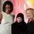 USA, Washington: Michelle Obama und Hillary Clinton zusammen mit Samar Badawi