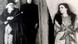 Szene aus Das Cabinet des Dr. Caligari: drei Personen vor Filmdekor (Foto: Film) Szene aus Das Cabinet des Dr. Caligari: drei Personen vor Filmdekor (Foto: Film)