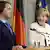German Chancellor Angela Merkel with Russian President Dmitry Medvedev