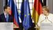 Cancelarul german Angela Merkel şi preşedintele Rusiei Dmitri Medvedev Cancelarul german Angela Merkel şi preşedintele Rusiei Dmitri Medvedev