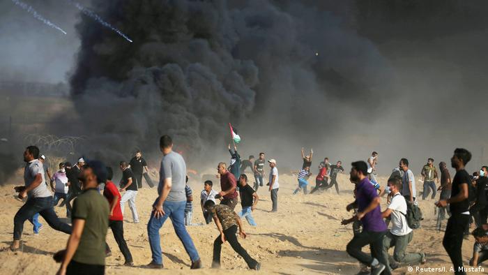 Gazastreifen - heftige Auseinandersetzungen (Reuters/I. A. Mustafa)