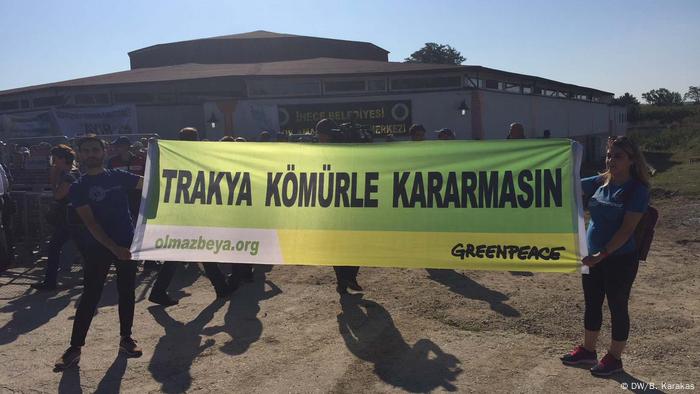 Trakya'da bir protesto gösterisi (Arşiv)