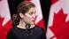 Kanadische Außenministerin Chrystia Freeland Kanadische Außenministerin Chrystia Freeland