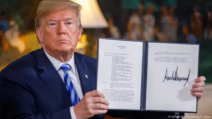 USA Donald Trump zum Atomdeal mit Iran