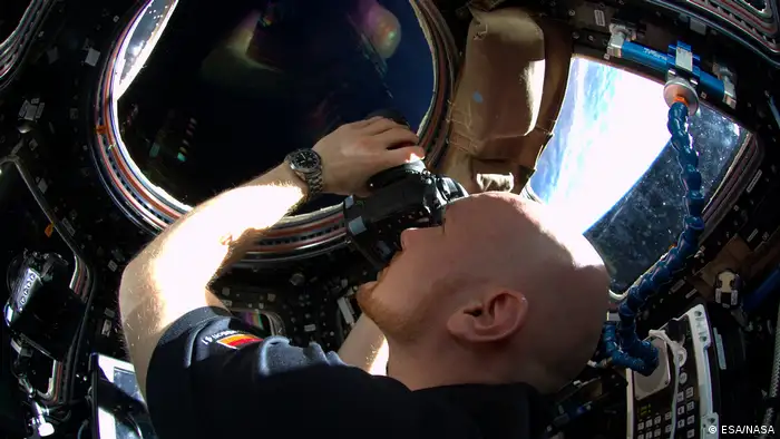 Astronaut Alexander Gerst auf der ISS
