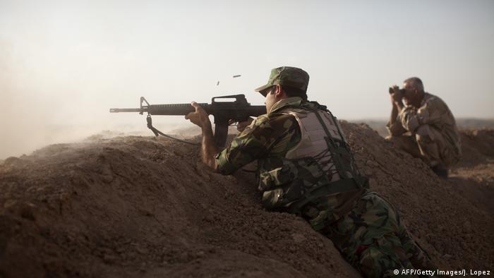 Fuerzas peshmerga en Irak.