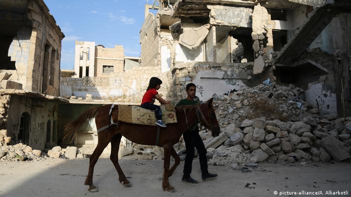 Syrien, Maarat al-Numaan: Kinder am zweiten Tag des Eid al-Fitr