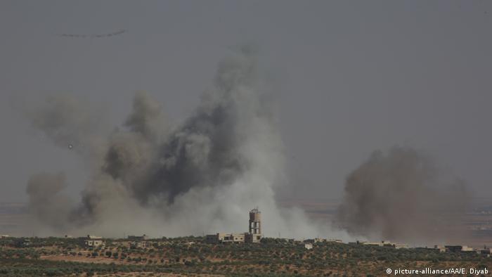 Syrien Luftangriffe in Idlib