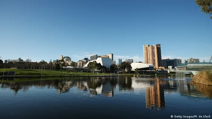 A view of Adelaide city and the River Torrens. (Getty Images/M. de Klerk)