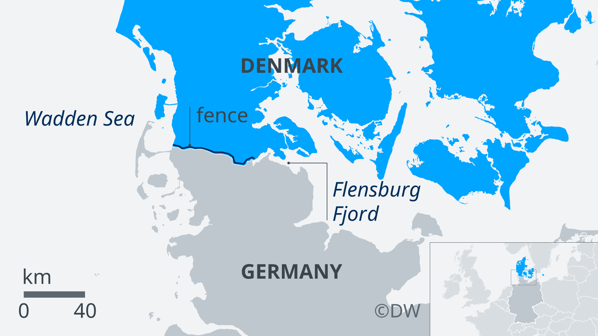 Denmark Completes Contentious Fence Along German Border News DW   45076497 7 