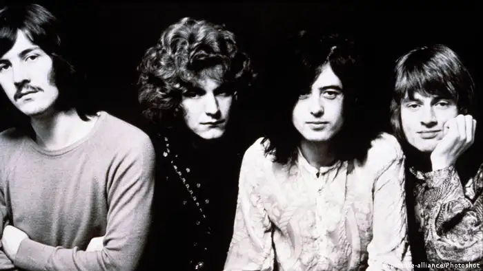 Led Zeppelin um 1969/70: John Bonham, Robert Plant, Jimmy Page, John Paul Jones |(picture-alliance/Photoshot)