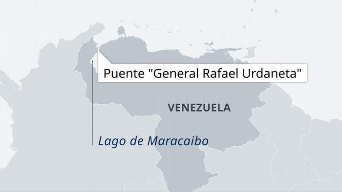 Karte Brücke General Rafael Urdaneta Venezuela ES