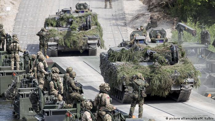Litauen - Bundeswehrsoldaten bei Nato-Manöver Trident Juncture