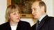 Putin welcomes Merkel in Moscow in 2002 Putin welcomes Merkel in Moscow in 2002