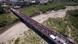 A bridge out of Venezuela flooded with people A bridge out of Venezuela flooded with people