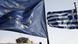 A Greek and a European Union flag billow in the wind as the ruins of the fifth century BC Parthenon temple is seen in the background A Greek and a European Union flag billow in the wind as the ruins of the fifth century BC Parthenon temple is seen in the background