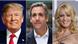 Michael Cohen (c) admitiu ter agido sob pedido de Trump para comprar o silêncio da atriz pornô Stormy Daniels e de uma modelo Michael Cohen (c) admitiu ter agido sob pedido de Trump para comprar o silêncio da atriz pornô Stormy Daniels e de uma modelo