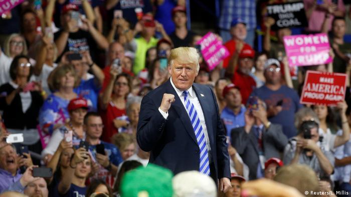 USA Virginia - Präsident Trump spricht auf der Make America Great Again Rallye (Reuters/L. Millis)