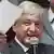 Manuel Lopez Obrador gibt Pressestatement zum Maya-Zug