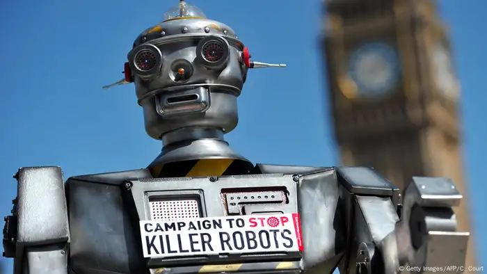 Autonome Waffen | Protest gegen Killerroboter in London