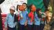Nepal: young children with hand puppets Nepal: young children with hand puppets